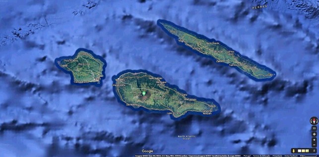 Património geológico e geodiversidade do Grupo Central do  Geoparque UNESCO Açores - Pico, Faial e S. Jorge